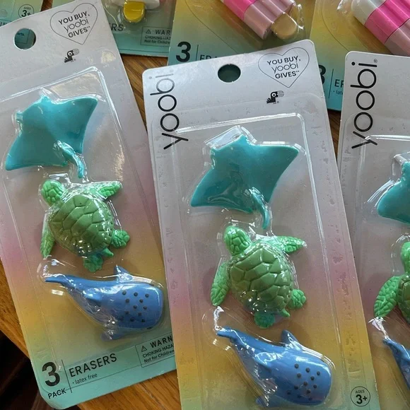 NEW Yoobi Erasers Set - PICK 4 for $7🌺 - Picture 5 of 6